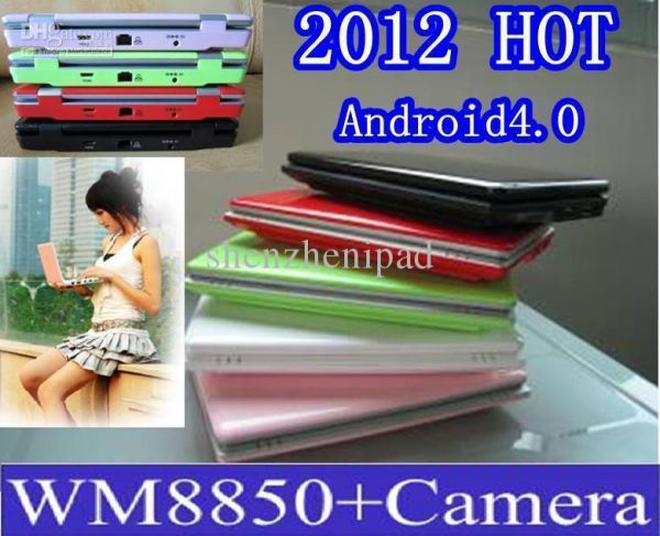 Mini Notebook Laptop Via8850 Wm8850 Via Wm 8650 Android 4.0